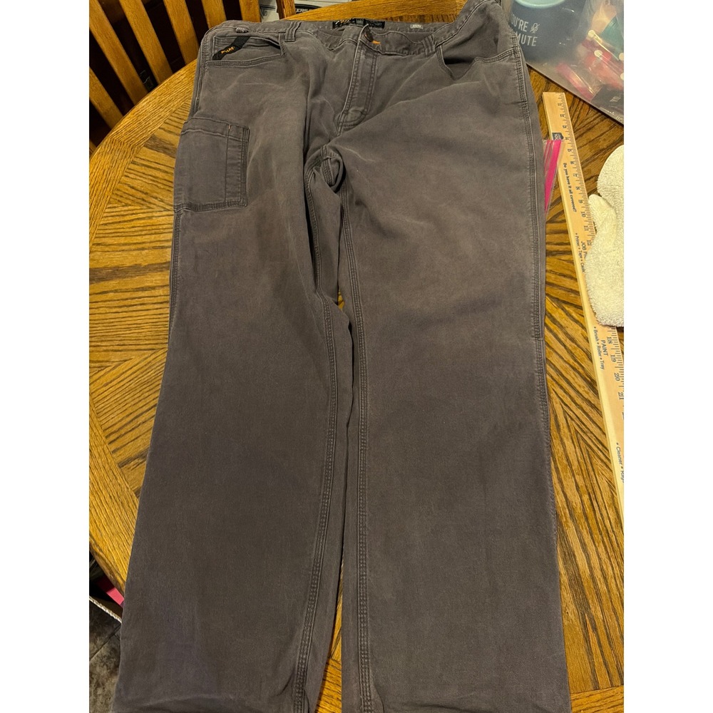Ariat Rebar M4 Relaxed Straight Leg Gray Work Utility Carpenter Pants 44x32